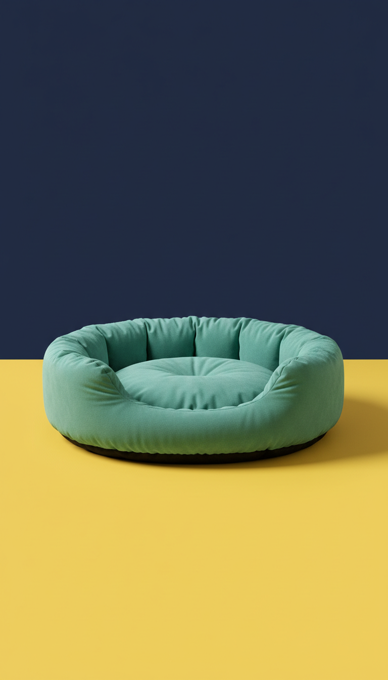 Plush Velvet Pet Bed Pop Mint