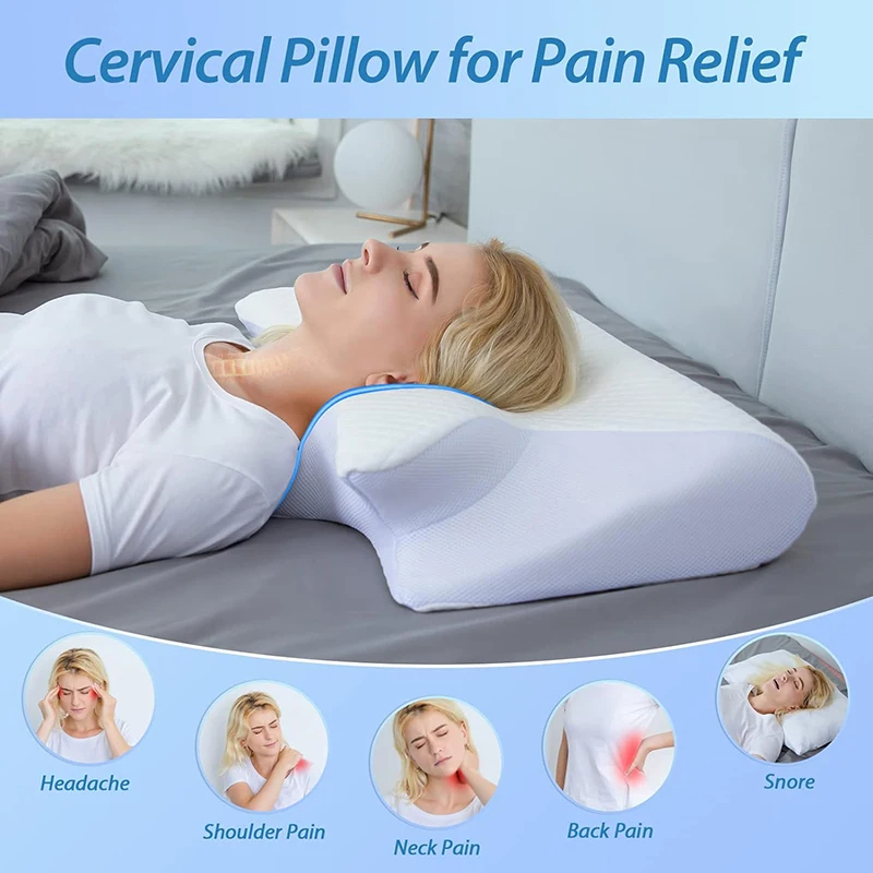 Neck Pillow – Ergonomic Support Pillow for Travel & Home