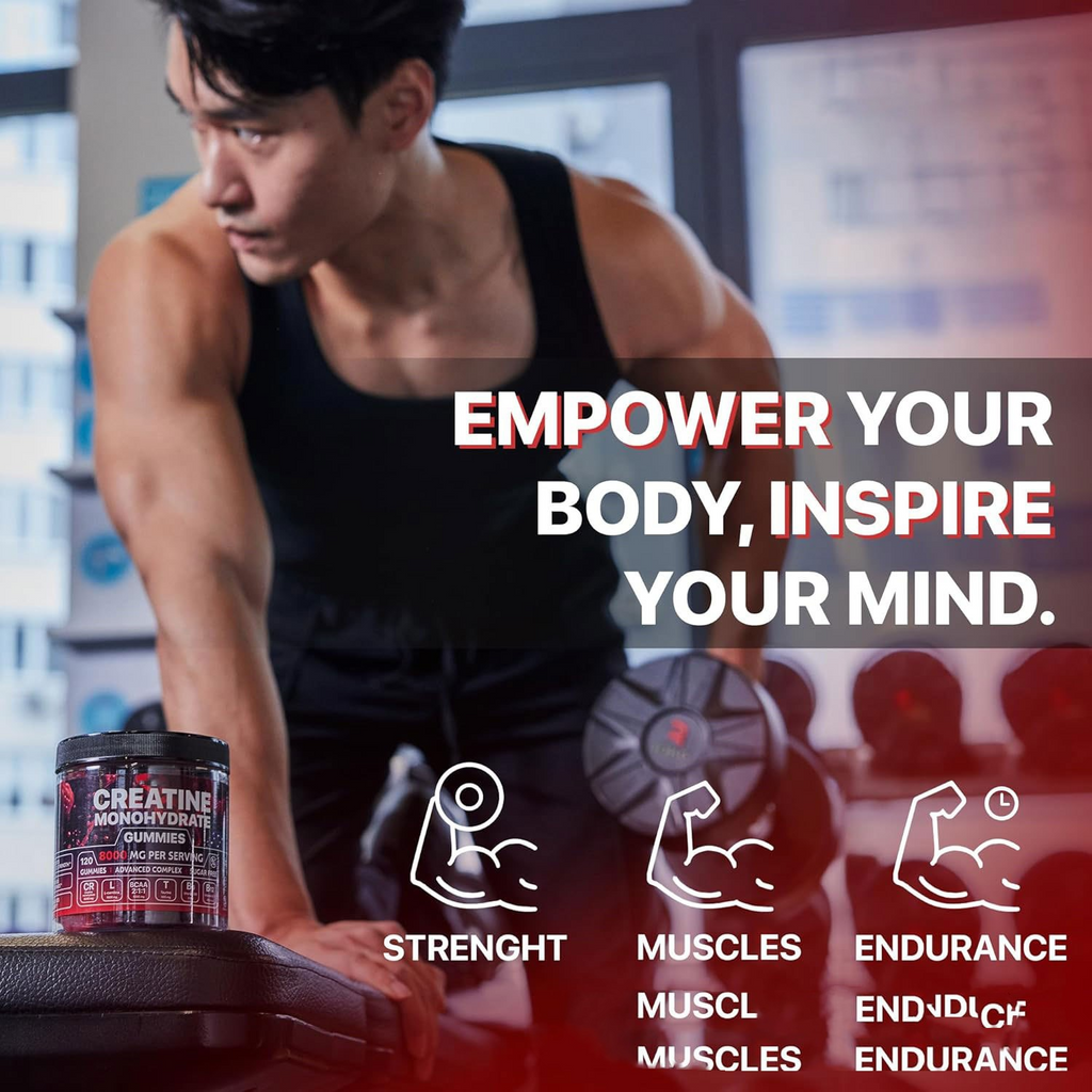 Muscle Boost Gummies – Berry Flavour Supplement