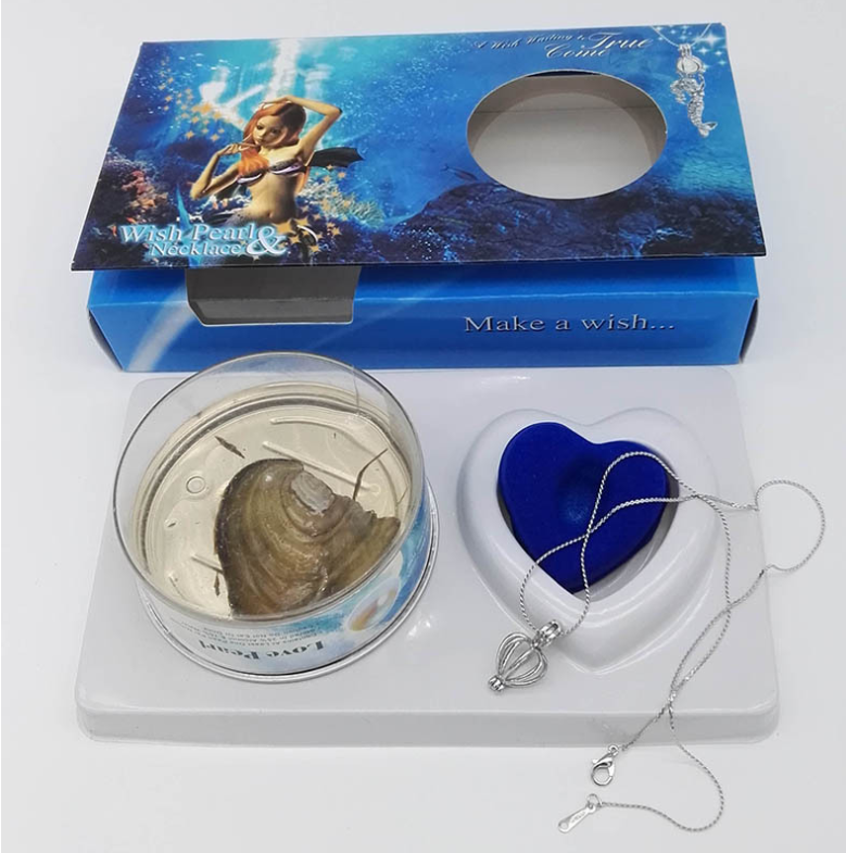 Pearl Jewellery Gift Box – Freshwater Necklace with Wish Pearl