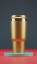 Electric Gold Insulated Travel Mug